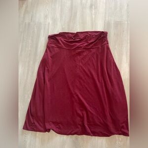 Burgundy Women's Skirt
